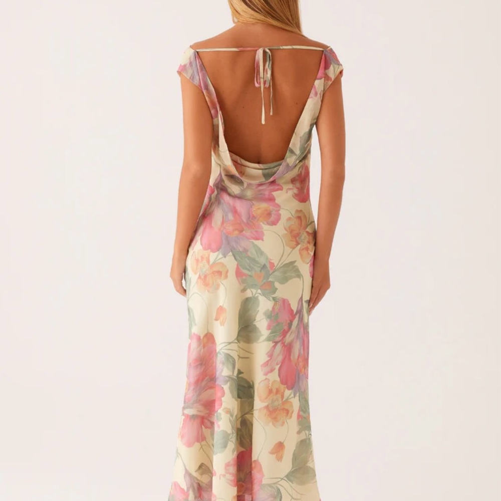 Floral Backless Women Dress